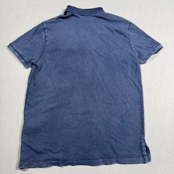 Polo Ralph Lauren Custom Fit Spa Terry Polo Shirt Newport Navy M - Picture 6 of 11